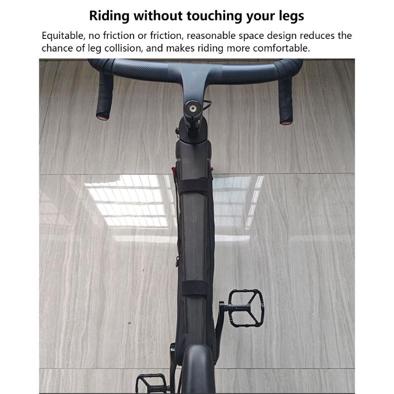 Rapid Access Motorcycle Top Tube Bag Nonskid Strips and Ergonomic Shape for Long-Distances Travel