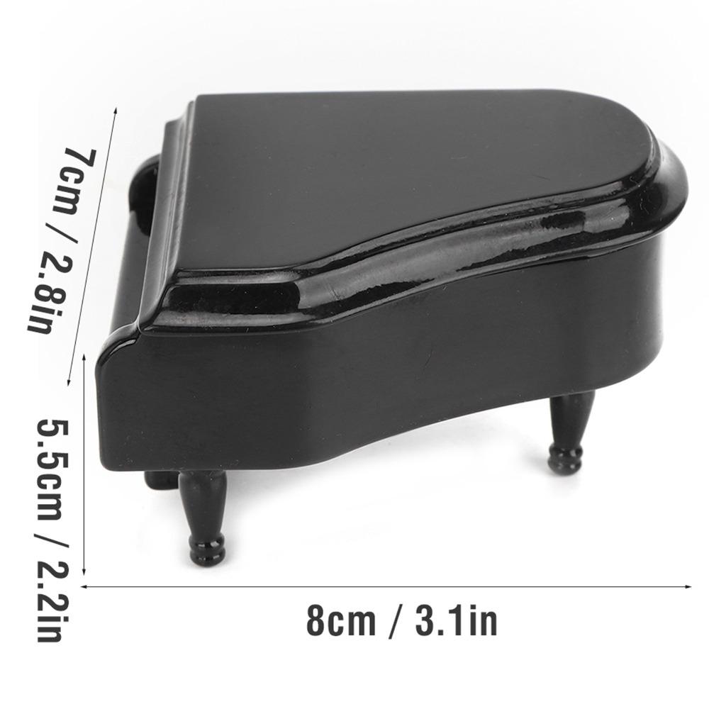 With Pedal Miniature Piano Basswood Piano Music Box Valentine's Day Surprise