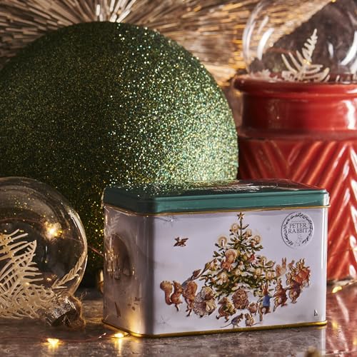 Peter Rabbit and Friends Christmas English Breakfast Tea Tin (40 Tea Bags)