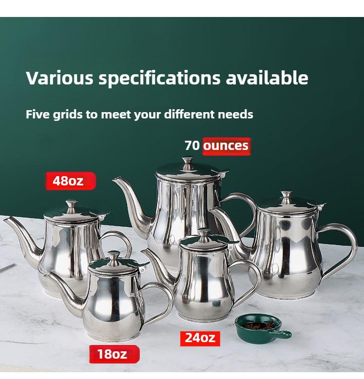 Household Stainless Steel Oil Pot with Filter Oil Filter Pot Stainless Steel Cooking Oil Storage Pot Kitchen Condiment Bottle