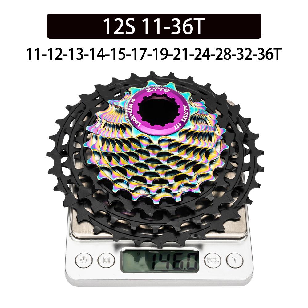 ZTTO Ultralight 11/12 Speed Road Bike Cassette 11s 12s 11-28/30/32/34/36T ULT Sprocket Freewheel 112g~146g 11V 12V Gravel K7 HG