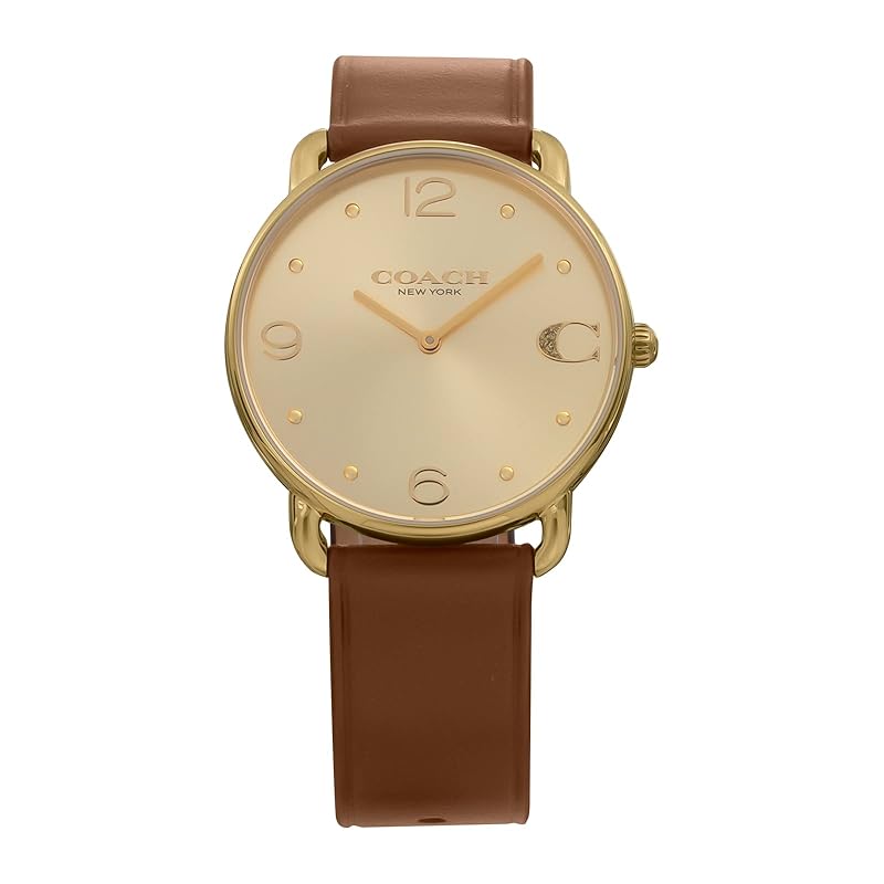 

[coach] watch Watch ELLIOT Elliot stainless steel mineral glass quartz Quartz Daily life waterproof 14504201 ladies brown [product]