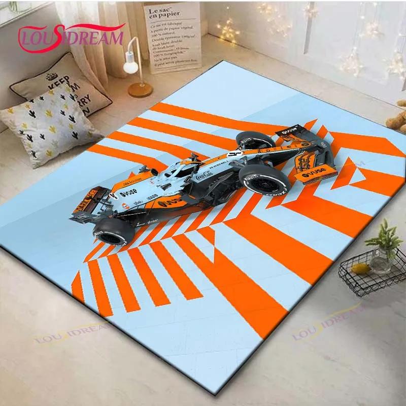 

G-Gulf Racing Fashion Digital Printed Carpets Living Room Anti-Skid Area Rug Kids Bedroom Mats Yoga Mat Large Carpet Decor 40x 60cm