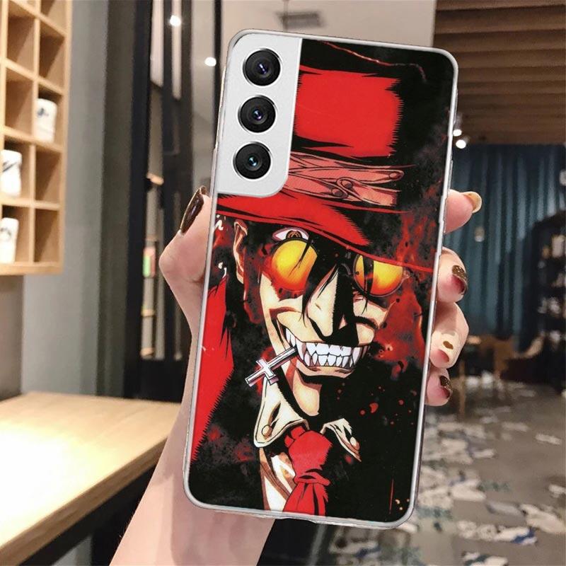

Силиконовый чехол для телефона Alucard Hellsing Anime для Samsung Galaxy S23 S24 S25 Ultra S21 Plus S20 FE S22 S10 + S10E Чехол Funda Samsung S24