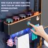 Wall Mount Toothpaste Squeezer Sterilizable Waterproof Toothpaste Storage Rack Bathroom Accessories