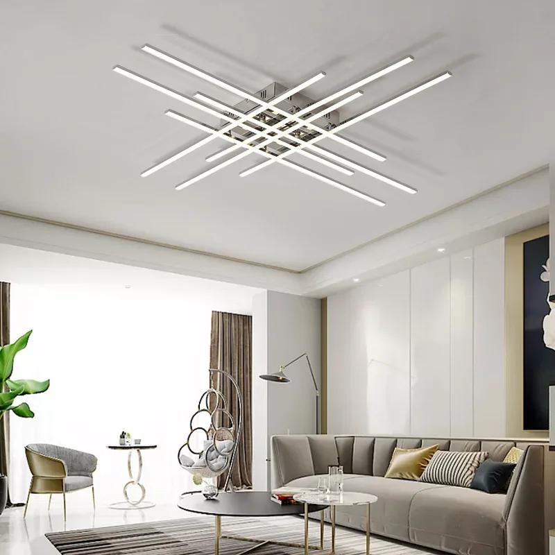Modern Led Chandelier Lighting For Living room Bedroom Restaurant kitchen Ceiling Chandelier Chrome Plating Indoor lighting