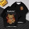 2025 new Men's summer anime printing plus size T-shirt men's summer loose casual T-shirt cotton men's clothing  tops