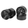 4PCS RC Beadlock Wheel Hub 1.9in Iron Wear Resistant Reusable RC Wheel Hub for Replacement Black