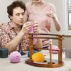 Yarn Holder Dispenser For Crocheting Detachable Yarn Holder Craft Enthusiasts Convenient Yarn Ball Holder Double-Layer Design