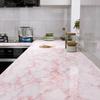 PVC Pearl Film Waterproof Wallpaper Room DIY Self-adhesive Pink/Black Wardrobe Kitchen High Gloss Paste Furniture Wall Stickers