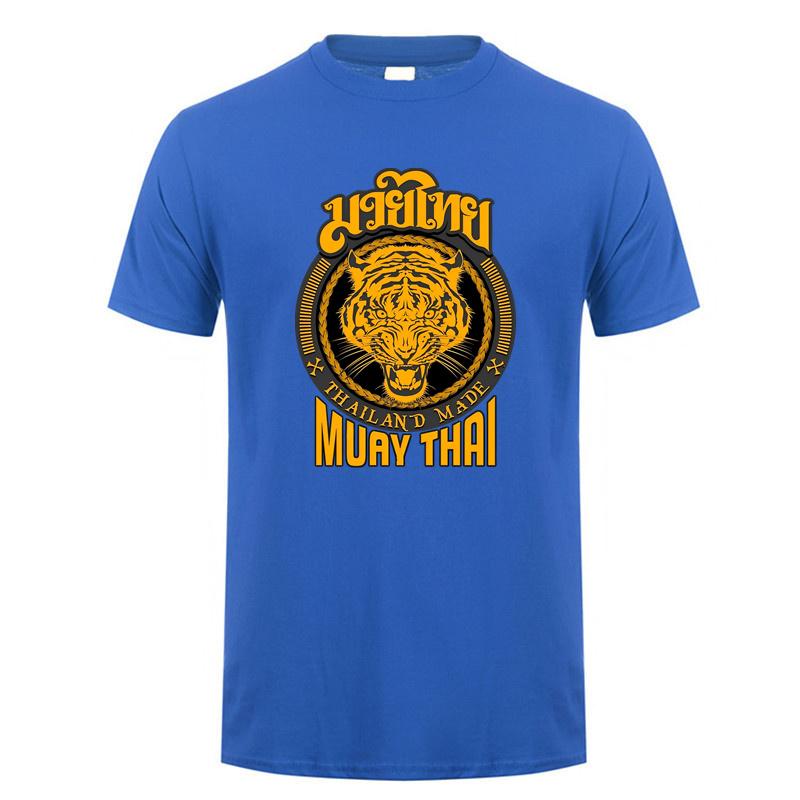 Tiger Sagat Muay Thai Thailand T Shirt Summer Cool Unisex Cotton Short Sleeve Tshirts Gift Unisex Tee Tops DY020