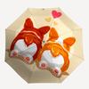 1pc Puppy Corgi Love Fashionable Auto Opening/Closing Folding Umbrella with 8 Bones, Windproof Portable, Daily Use040