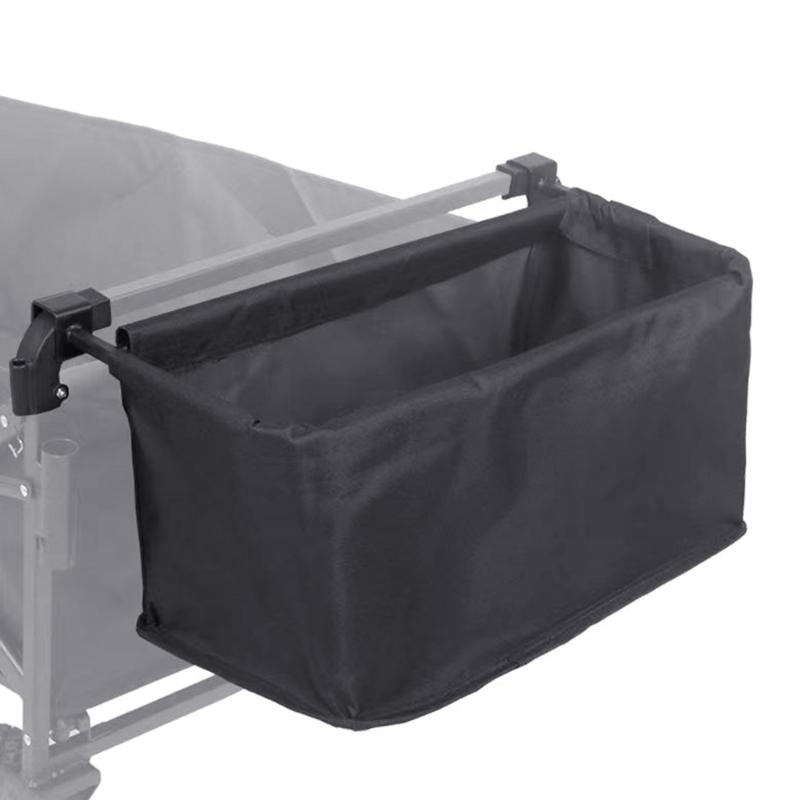 Portable Wagon Cart Tail Bag Tail Pocket Detachable Camping Cart Bag Beach Wagon Storage Bag Hand Push Wagons Accessory