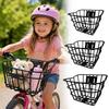 Easy To Install Bicycle Rear Basket Metal Backpack Storage  Children's Folding Bike Accessories