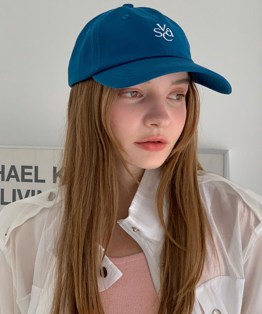 Baseukala Vasc Logo Stitch Embroidered Ball Cap Blue