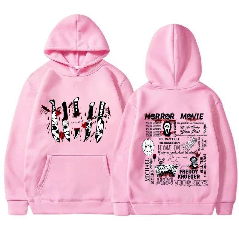 Přátelé Nůž Hororový Film Halloween Mikiny Ležérní Unisex Mikiny