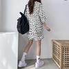 Leopard Print Pajama Sports Set for Women - Summer 2026 Plus Size Top & Shorts