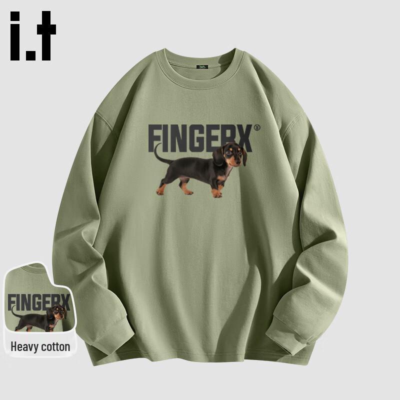 Fingercroxx Men s Heavy Cotton Long Sleeve T-Shirt 5XL