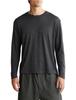 Icebreaker U EYELET LS TEE Jet Heather Medium COOL-LITE