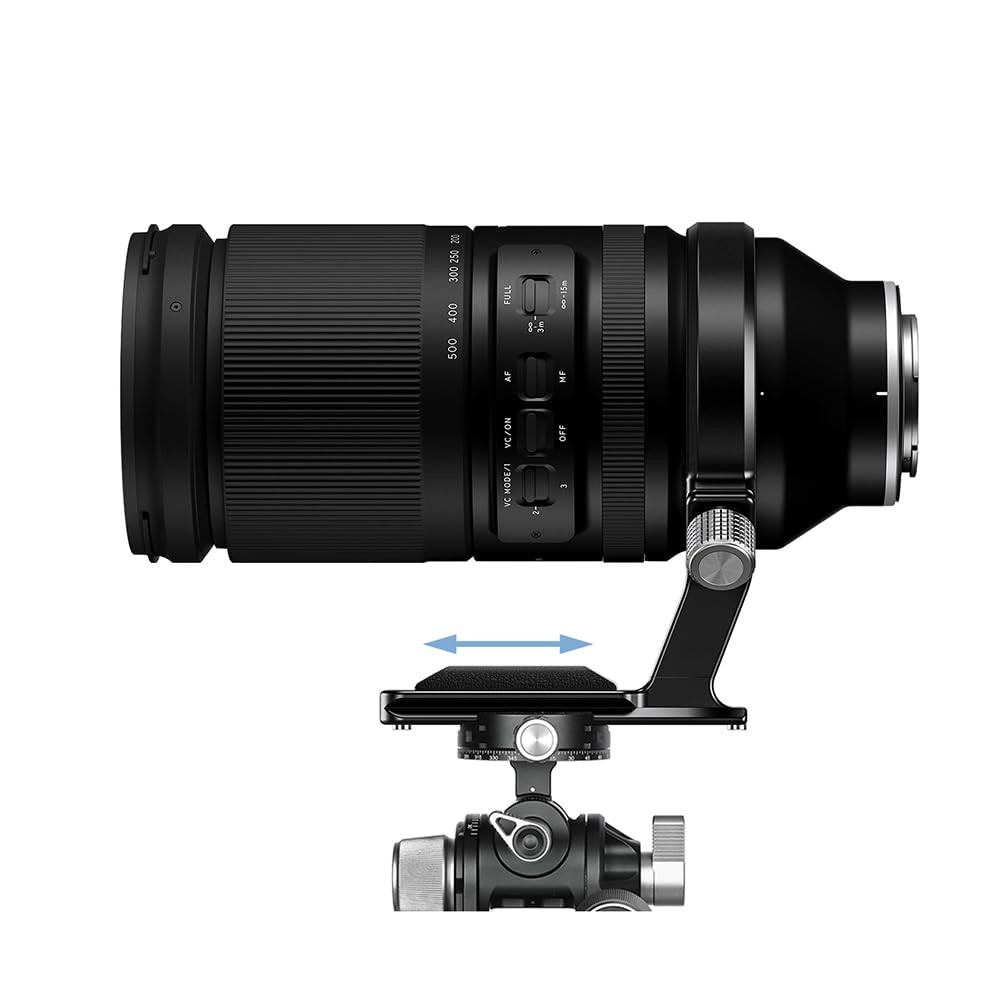 Leofoto Lens Foot for Tamron Di III VC VXD with Compatible QD Socket TRFC-01 150-500mm F/5-6.7 Arca-Swiss