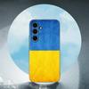 Ukraine Flag For Samsung Galaxy S25 S24 S23 Ultra S22 S21 Plus S20 Black Soft Silicone Protective Case