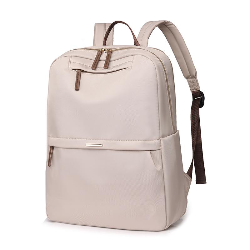 

Женский рюкзак, водонепроницаемый уличный рюкзак большой емкости, студенческий школьный рюкзак бежевый