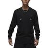 Jordan Bluze pentru bărbați Negre Gât rotund Moderat Regular FZ1935-010