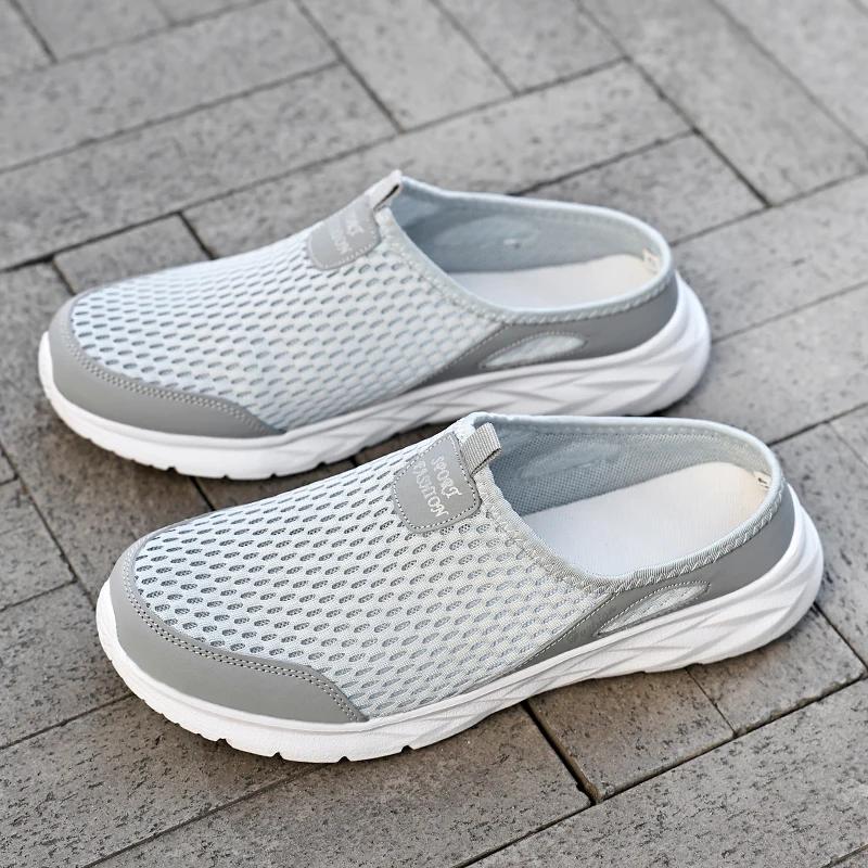 

LATV Легкие мужские повседневные туфли Дышащие Слипоны Мужские Повседневные Кроссовки Противоскользящие Мужские Лоферы Уличная Обувь для Ходьбы Размер 40-47 40