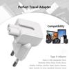 5/1PCS EU Plug Converter Travel Charger Adapter Wall Outlet Connector Duck Head for MacBook Mac Pro MagSafe iPad Tablet Charge