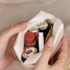 Einfarbig Make-Up Tasche Frauen Kosmetik Tasche Wasserdichte PU Leder Reise Tragbare Waschen Kulturbeutel Lagerung Tasche Organizer Geldbörse