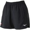 Mizuno Table Tennis Game JTTA Size 82JB9204 Pants, Standard, Moisture-Wicking, Quick-Drying, Certified, Women's, Black, L,