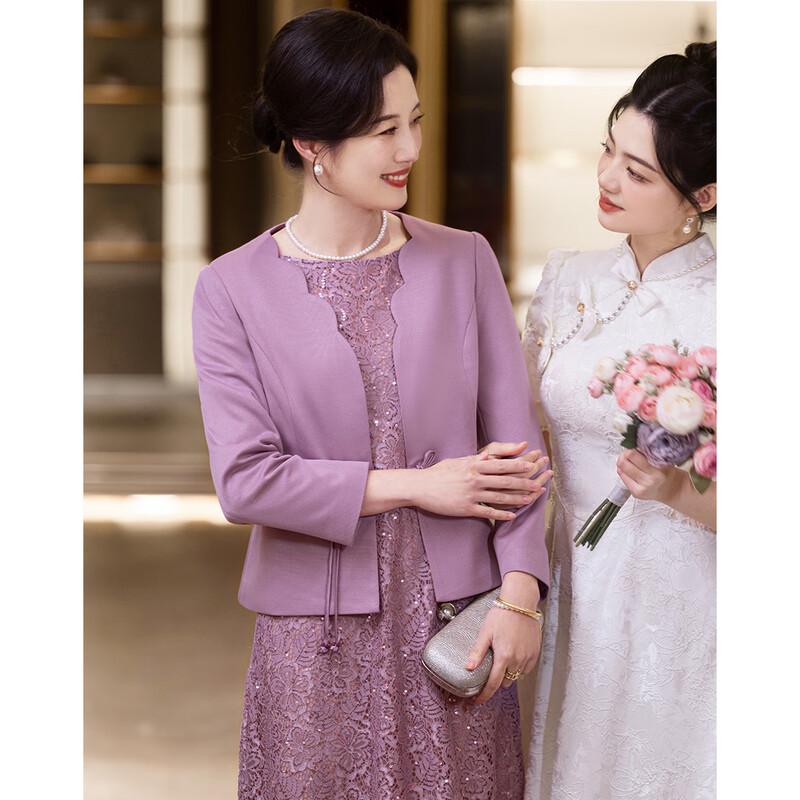 Festive Two-Piece Dress Set for Mothers