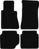 Black Velour Floor Mats For: Mercedes W116S Sedan (1972-1980)