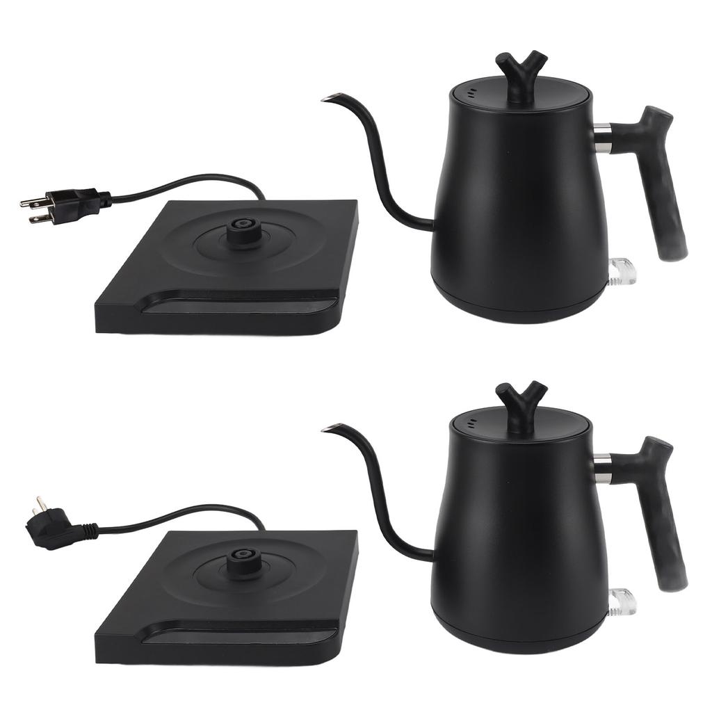 1000W Electric Gooseneck Kettle Hand Brew Coffee Pot Smart Teapot with Temperature Control Pot Rapid Heating Kettle 110-220V