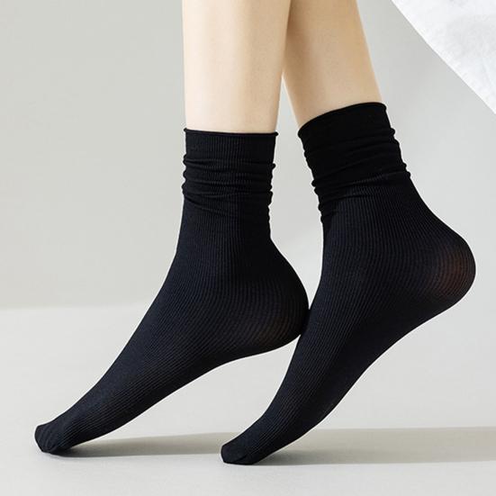 3 pár jégoldal zokni nőknek nyári ultravékony térdzokni hétköznapi középvádli zokni elasztikus boka fölötti bokazokni