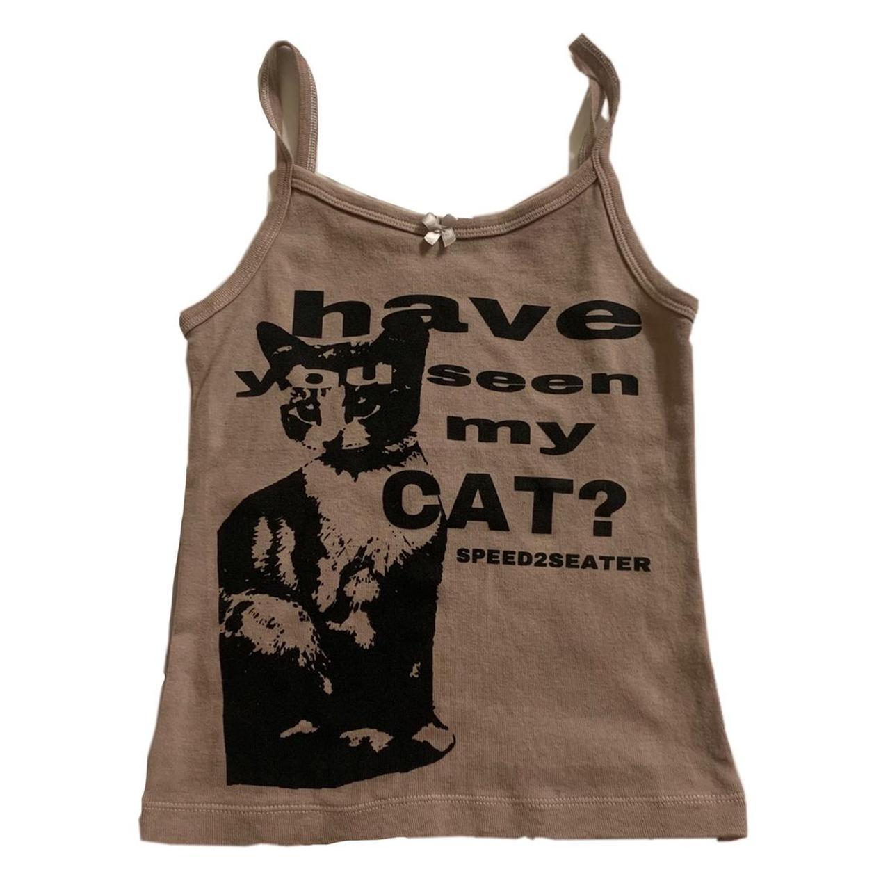 

Одежда Винтажная майка без рукавов Летний принт Индивидуальность Яркий цвет Эстетика без рукавов Харадзюку Уличная одежда Тонкий L