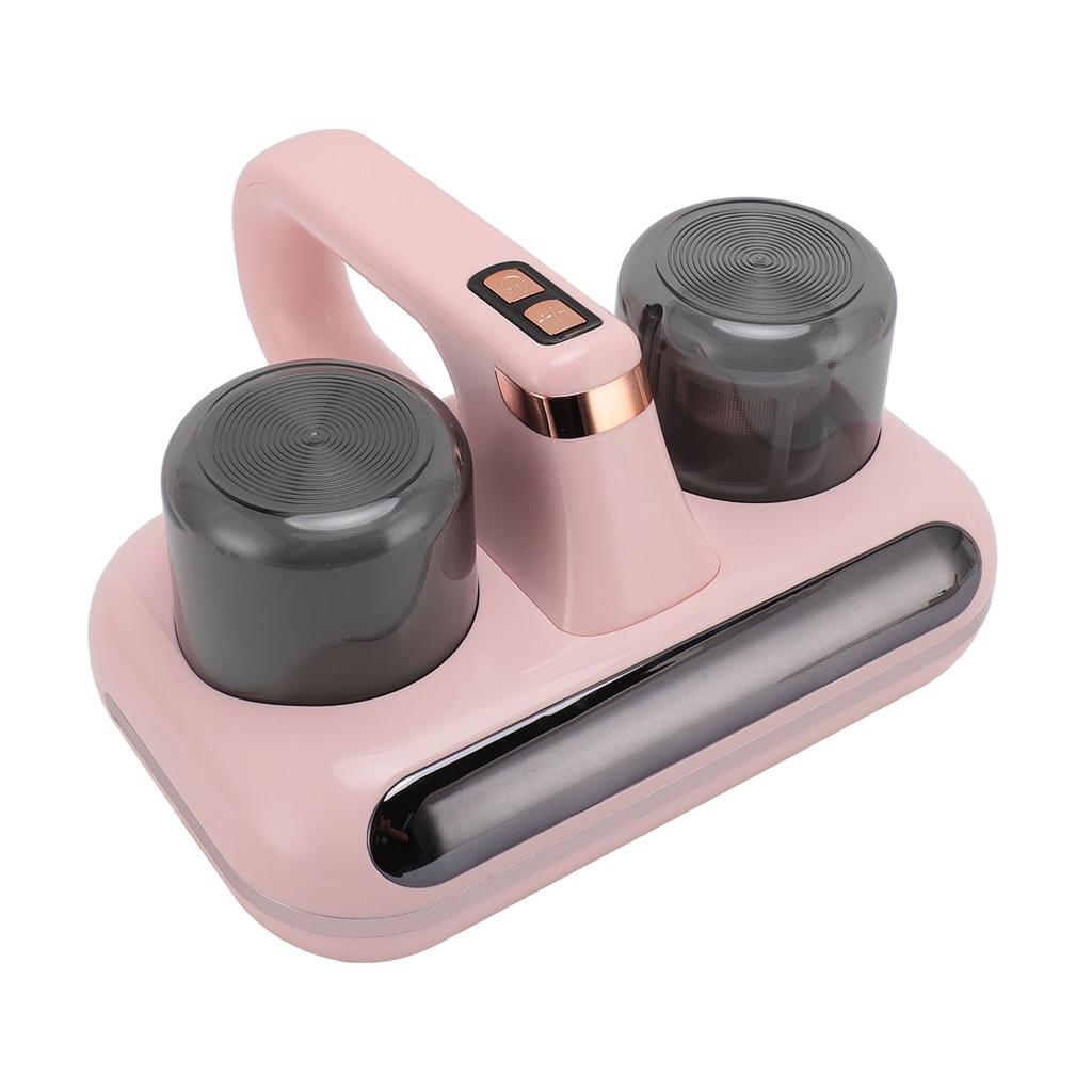 Ultrasound Mite Vacuum Cleaner Double Dust Cup Portable Cordless Handheld High Suction Mite Remover