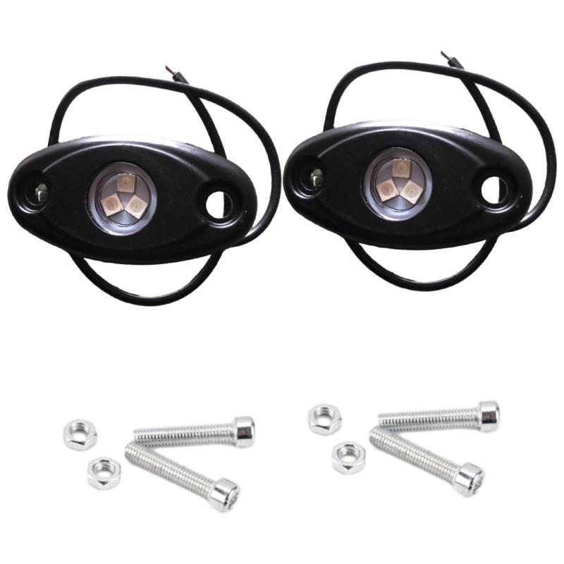 Accesorii Auto Lumini Rock LED 9 LED-uri Lumini Underglow IP67 Impermeabil Lampă Trail Rig pentru Camion Pickups