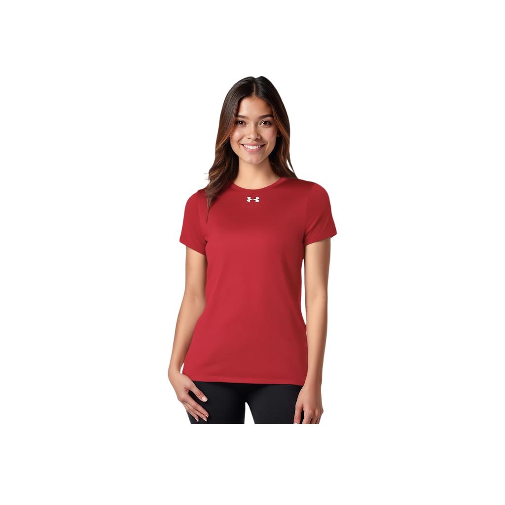 Under Armour Locker 2.0 Tech Round Neck Fashion Versatile Short Sleeve T-Shirt Women Tops 1305510-600