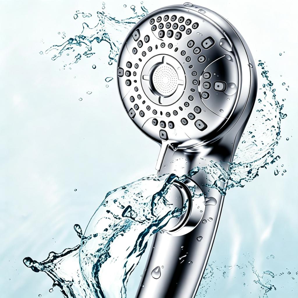 Japanese Nano Mist Handheld Shower Head High Pressure Water Saving with Adjustable Water Pressure Easy Install for Dry Skin Bath