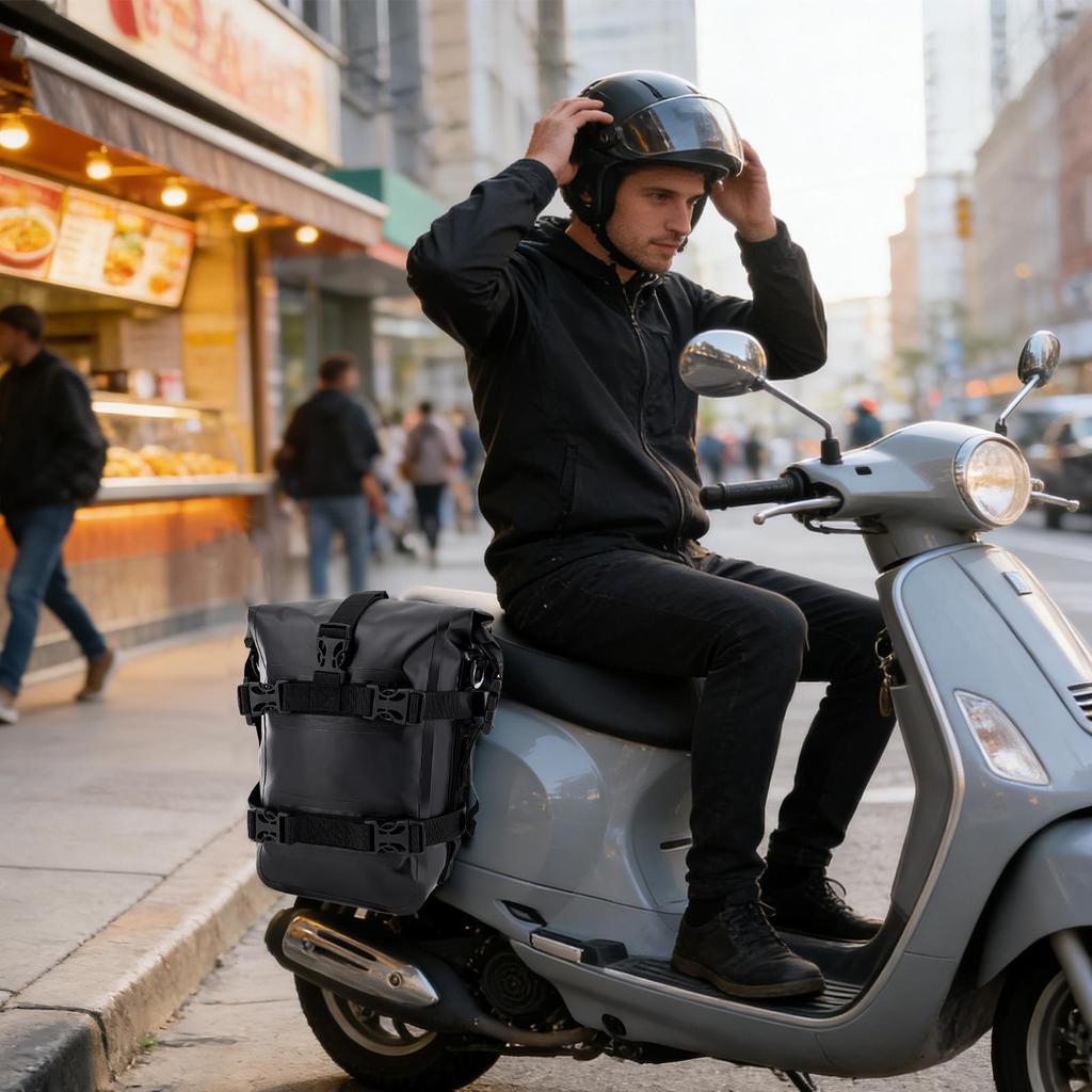 6L Motocyklowa Torba Boczna Wielofunkcyjna Wodoodporna Torba do Przechowywania na Motocykl Odporna na Zużycie Motocyklowa Torba Boczna