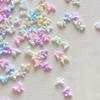 50Pcs Cute Butterfly Nail Charms Macaron Pastel Color 3D Flatback Resin Nail Art Jewelry DIY Nails Decoration