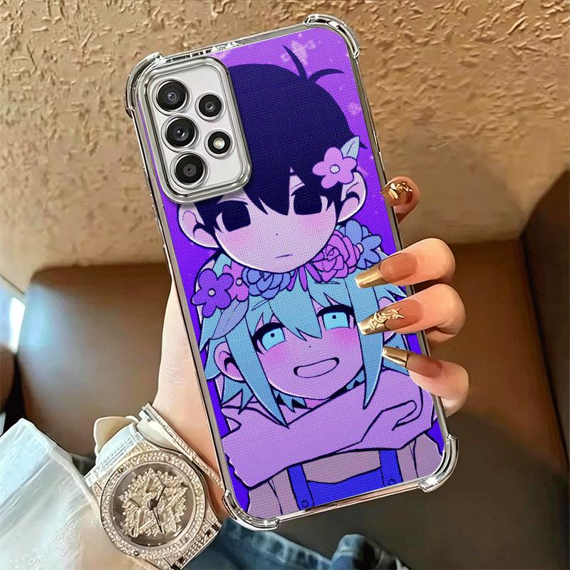 O-Omori Cartoon Game Soft Phone Case For Samsung A17 A27 A07 A37 A57 A16 A56 A15 A55 A14 A54 A13 A53 A26 A36 A25 A35 A24 A34 A23