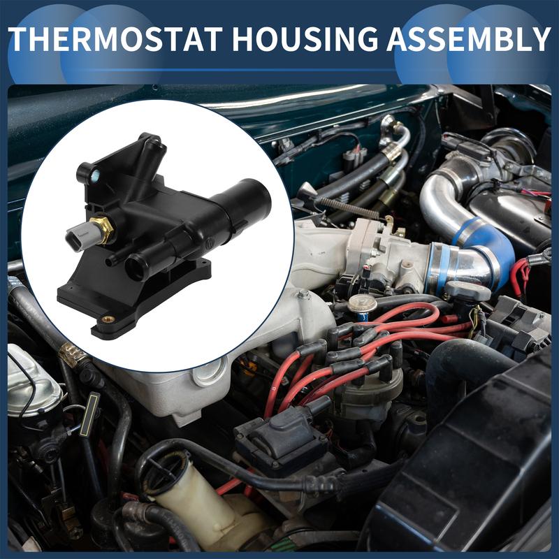X Autohaux Engine Coolant Thermostat Housing Assembly for Mazda 3 5 6 CX-7 No.LF941517Z