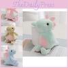 Cute Graceful Dinosaur Stuffed Animal Key Holder Fluffy Plush Bag Charm