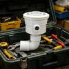 Elbow-Shaped-Jet Nozzle Pool with Elbow Water Return Fitting for