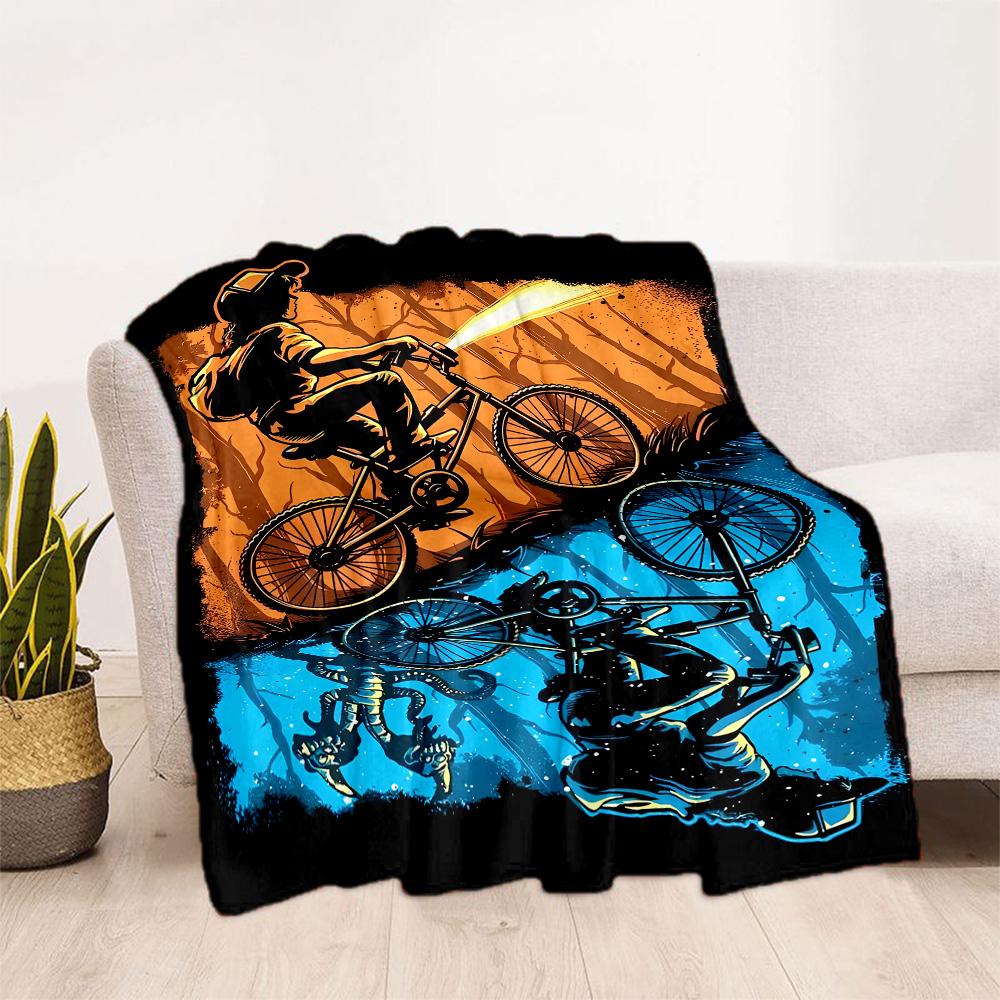 Stranger Things Mashup Suitable Blanket for Offices, Travel, Living Rooms Also a Good Gift for Friends and Family Suitable for All Seasons.