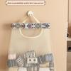 Hanging Sock & Underwear Organizer with Mesh Pockets, Wall-Mountable for Closet or Dormitory