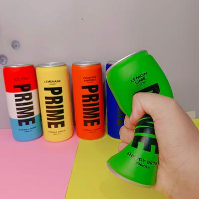 Simulation Drink Can Squeeze Toy Soft Rebound Faux Leather Pinch Toys Anxiety Relief & Decompression Sensory Toy Fidget Squishes