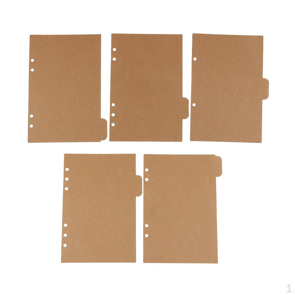 

5 Paper Planner Scrapbooking Organizer Brown